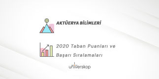 Aktüerya Bilimleri Taban Puanları ve Sıralamaları