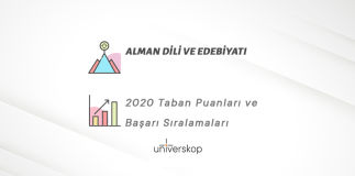 Alman Dili ve Edebiyatı Taban Puanları ve Sıralamaları