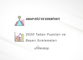 Arap Dili ve Edebiyatı Taban Puanları ve Sıralamaları