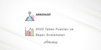 Arkeoloji Taban Puanları ve Sıralamaları