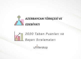 Azerbaycan Türkçesi ve Edebiyatı Taban Puanları ve Sıralamaları