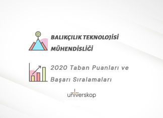 Balıkçılık Teknolojisi Mühendisliği Taban Puanları ve Sıralamaları