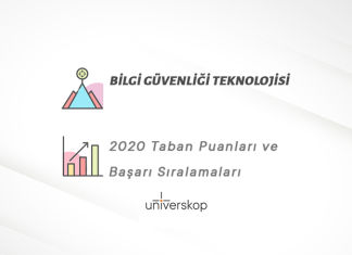 Bilgi Güvenliği Teknolojisi Taban Puanları ve Sıralamaları