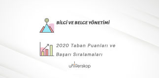 Bilgi ve Belge Yönetimi Taban Puanları ve Sıralamaları