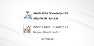 Bilgisayar Teknolojisi ve Bilişim Sistemleri Taban Puanları ve Sıralamaları