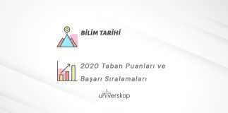 Bilim Tarihi Taban Puanları ve Sıralamaları