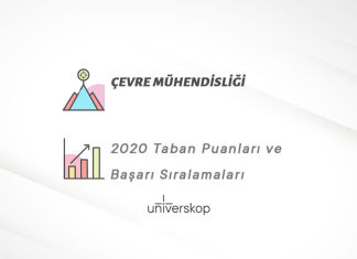 Çevre Mühendisliği Taban Puanları ve Sıralamaları