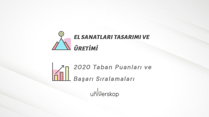 El Sanatları Tasarımı ve Üretimi Taban Puanları ve Sıralamaları