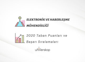 Elektronik ve Haberleşme Mühendisliği Taban Puanları ve Sıralamaları