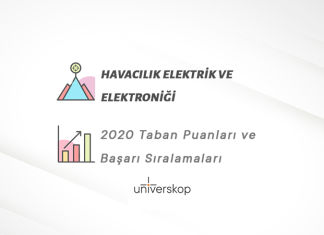 Havacılık Elektrik ve Elektroniği Taban Puanları ve Sıralamaları