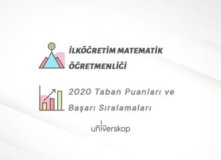 İlköğretim Matematik Öğretmenliği Taban Puanları ve Sıralamaları