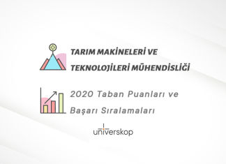 Tarım Makineleri ve Teknolojileri Mühendisliği Taban Puanları ve Sıralamaları