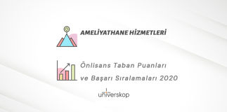 Ameliyathane Hizmetleri 2 Yıllık Önlisans Taban Puanları ve Sıralamaları