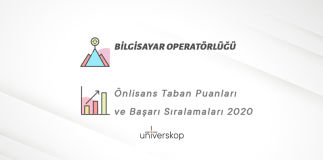 Bilgisayar Operatörlüğü 2 Yıllık Önlisans Taban Puanları ve Sıralamaları