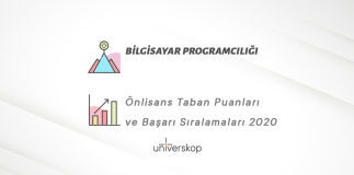 Bilgisayar Programcılığı 2 Yıllık Önlisans Taban Puanları ve Sıralamaları