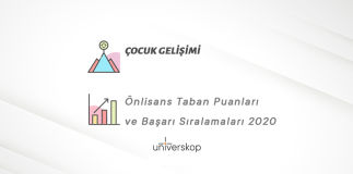 Çocuk Gelişimi 2 Yıllık Önlisans Taban Puanları ve Sıralamaları