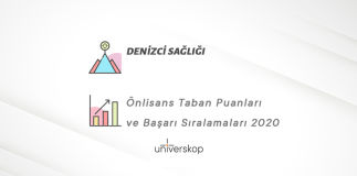 Denizci Sağlığı 2 Yıllık Önlisans Taban Puanları ve Sıralamaları