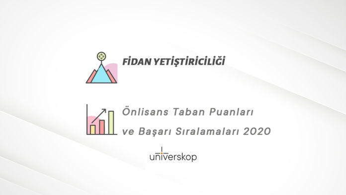 Fidan Yetiştiriciliği 2 Yıllık Önlisans Taban Puanları ve Sıralamaları