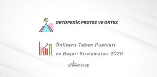 Ortopedik Protez ve Ortez 2 Yıllık Önlisans Taban Puanları ve Sıralamaları