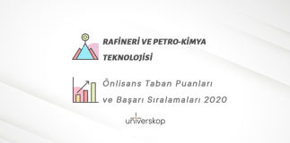 Rafineri ve Petro-Kimya Teknolojisi 2 Yıllık Önlisans Taban Puanları ve Sıralamaları