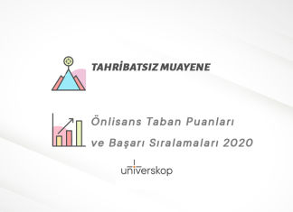 Tahribatsız Muayene 2 Yıllık Önlisans Taban Puanları ve Sıralamaları