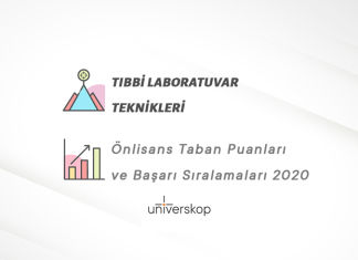 Tıbbi Laboratuvar Teknikleri 2 Yıllık Önlisans Taban Puanları ve Sıralamaları