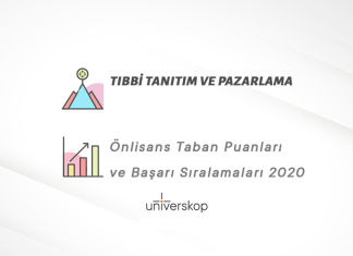 Tıbbi Tanıtım ve Pazarlama 2 Yıllık Önlisans Taban Puanları ve Sıralamaları