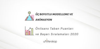 Üç Boyutlu Modelleme ve Animasyon 2 Yıllık Önlisans Taban Puanları ve Sıralamaları