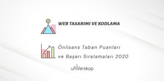 Web Tasarımı ve Kodlama 2 Yıllık Önlisans Taban Puanları ve Sıralamaları