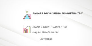 Ankara Sosyal Bilimler Üniversitesi Taban Puanları ve Sıralamaları