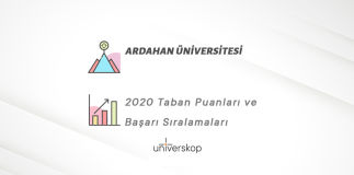 Ardahan Üniversitesi Taban Puanları ve Sıralamaları