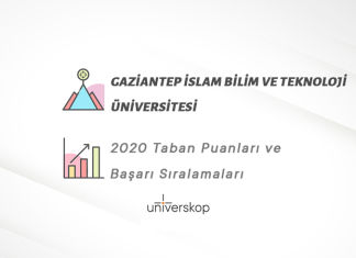 Gaziantep İslam Bilim Ve Teknoloji Üniversitesi Taban Puanları ve Sıralamaları