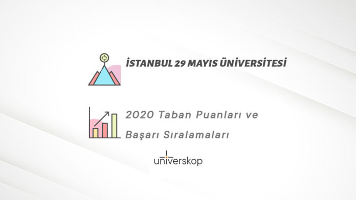 İstanbul 29 Mayıs Üniversitesi Taban Puanları ve Sıralamaları