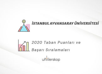 İstanbul Ayvansaray Üniversitesi Taban Puanları ve Sıralamaları