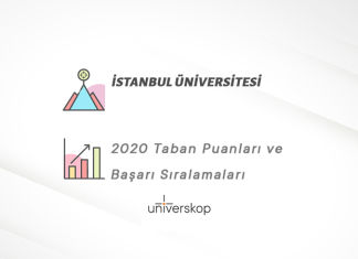 İstanbul Üniversitesi Taban Puanları ve Sıralamaları