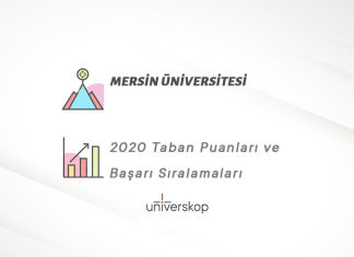 Mersin Üniversitesi Taban Puanları ve Sıralamaları