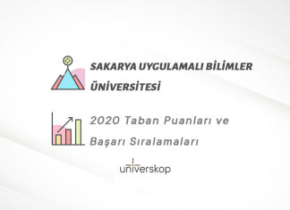 Sakarya Uygulamalı Bilimler Üniversitesi Taban Puanları ve Sıralamaları