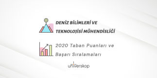 Deniz Bilimleri ve Teknolojisi Mühendisliği Taban Puanları ve Sıralamaları