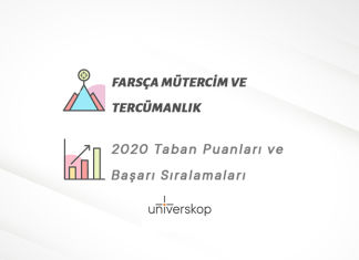 Farsça Mütercim ve Tercümanlık Taban Puanları ve Sıralamaları