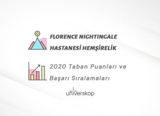 Florence Nightingale Hastanesi Hemşirelik Taban Puanları ve Sıralamaları