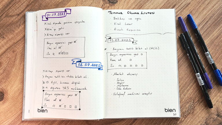 Bullet Journal Nedir? Ne için kullanılır? Size uygun mu?